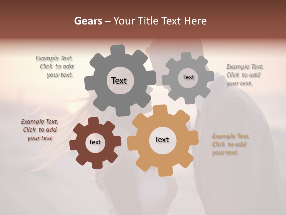 Man Attractive Female PowerPoint Template