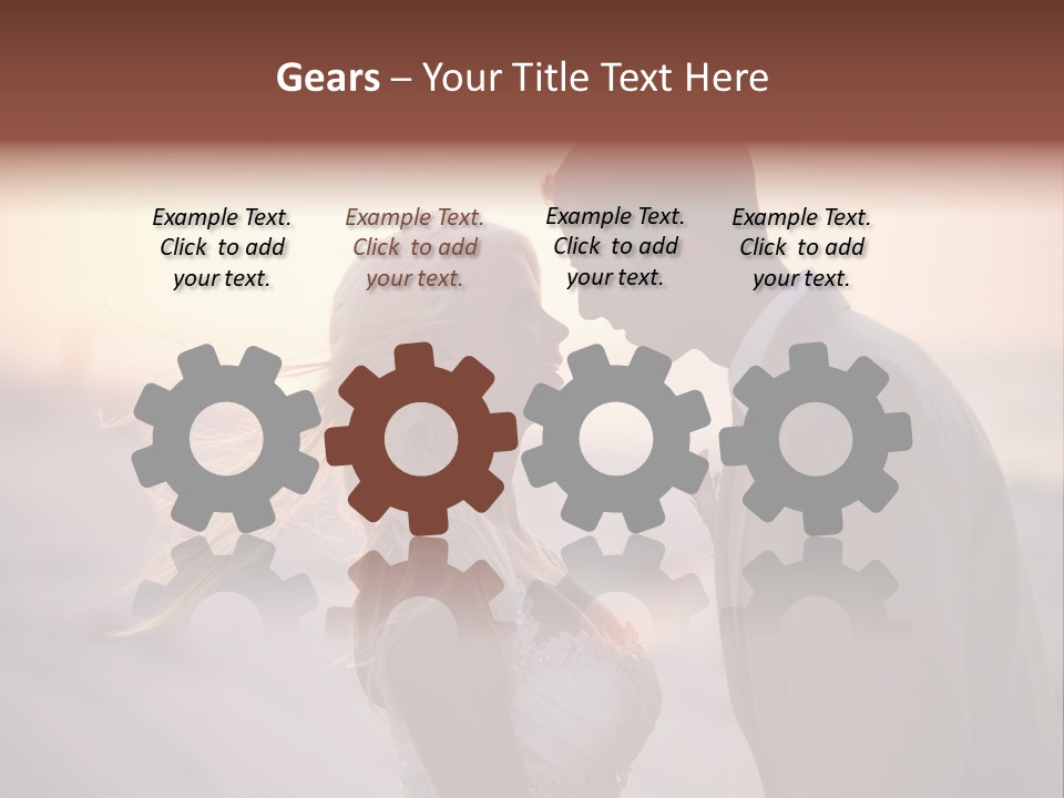 Man Attractive Female PowerPoint Template