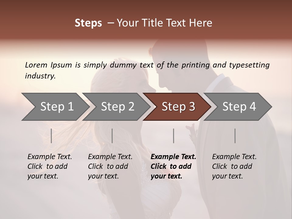 Man Attractive Female PowerPoint Template