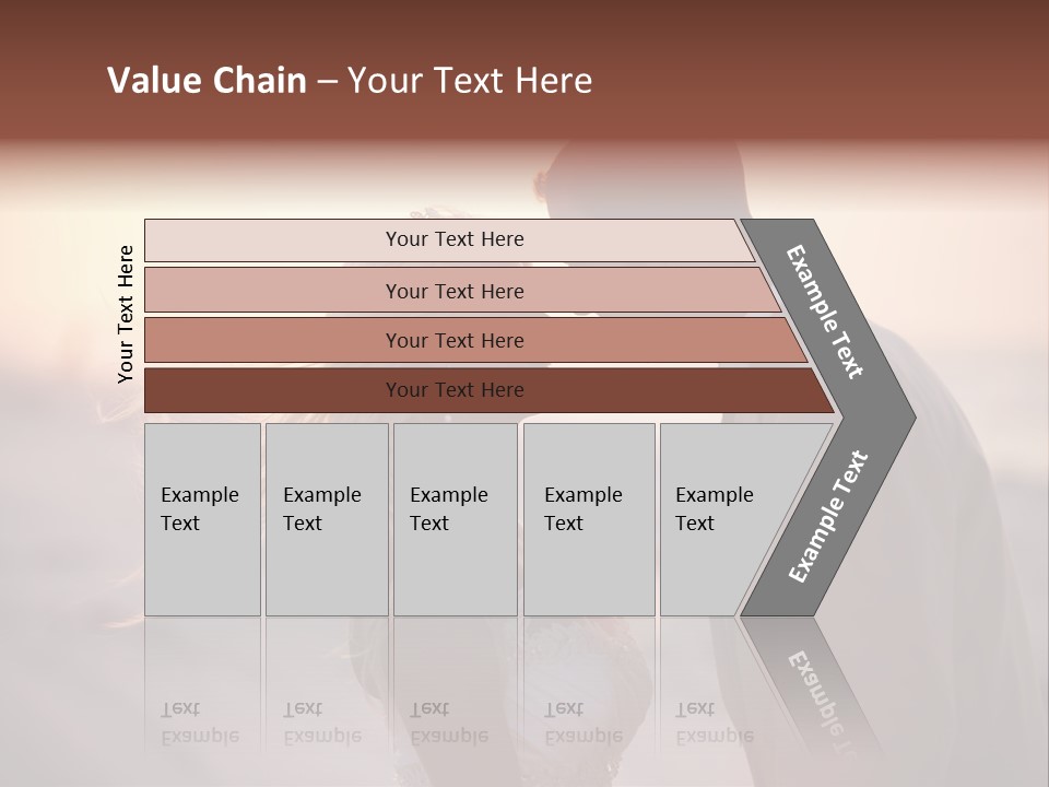 Man Attractive Female PowerPoint Template