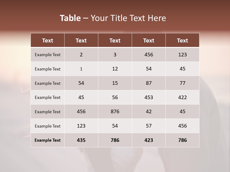 Man Attractive Female PowerPoint Template