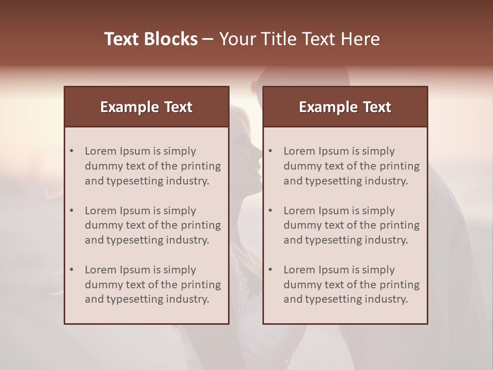 Man Attractive Female PowerPoint Template