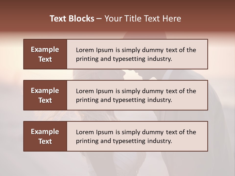 Man Attractive Female PowerPoint Template
