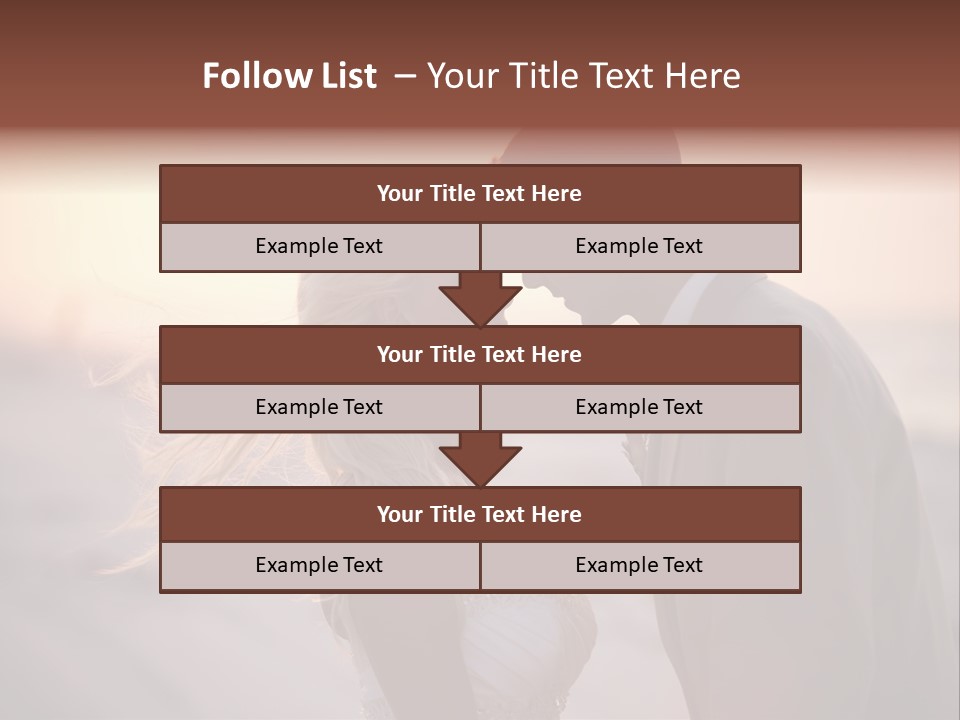 Man Attractive Female PowerPoint Template