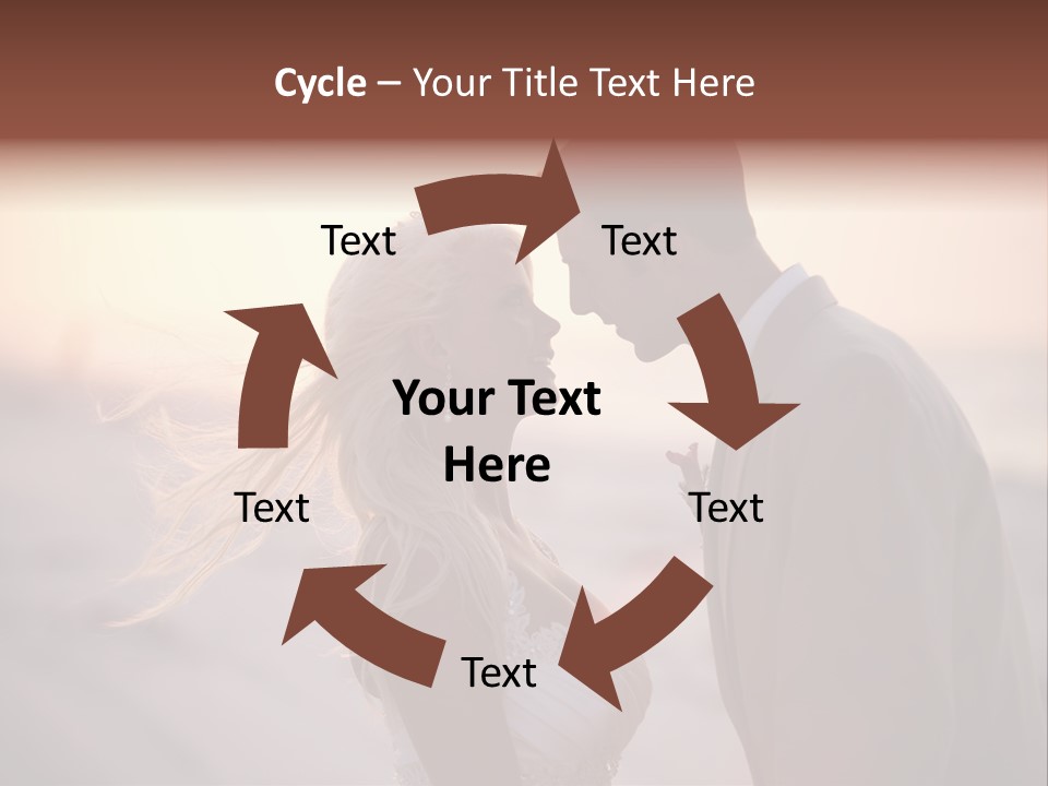 Man Attractive Female PowerPoint Template