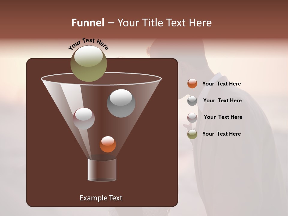 Man Attractive Female PowerPoint Template