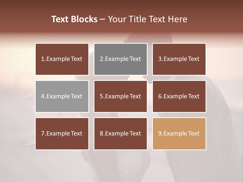 Man Attractive Female PowerPoint Template