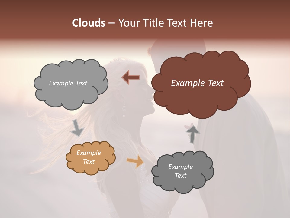 Man Attractive Female PowerPoint Template