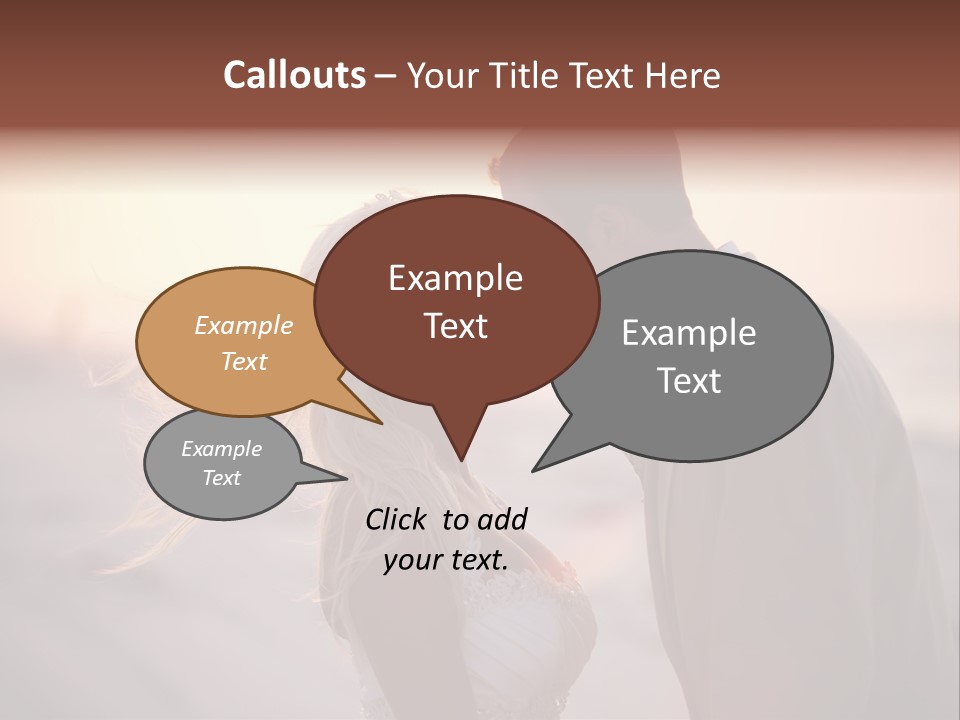 Man Attractive Female PowerPoint Template