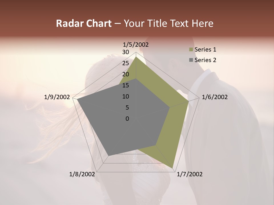 Man Attractive Female PowerPoint Template