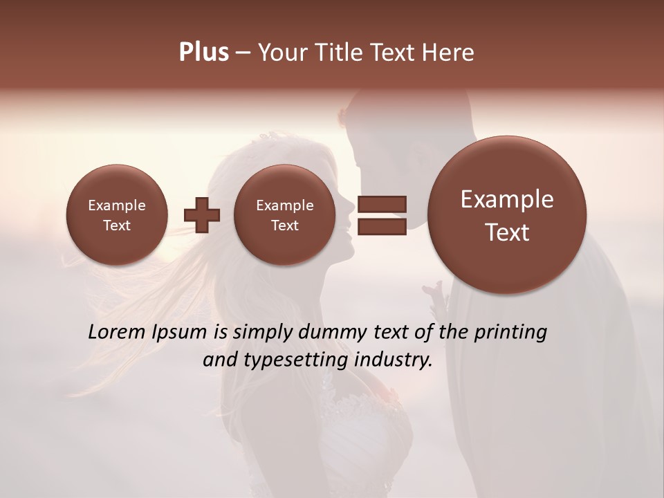 Man Attractive Female PowerPoint Template