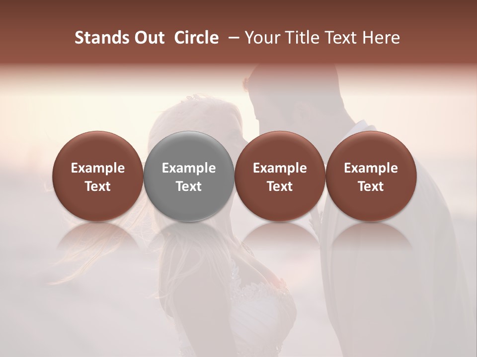 Man Attractive Female PowerPoint Template