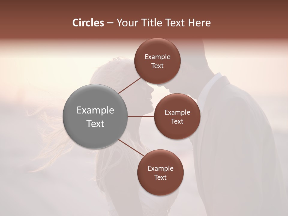 Man Attractive Female PowerPoint Template