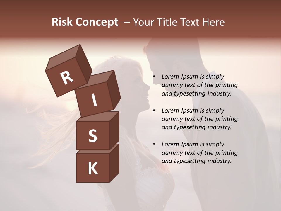 Man Attractive Female PowerPoint Template