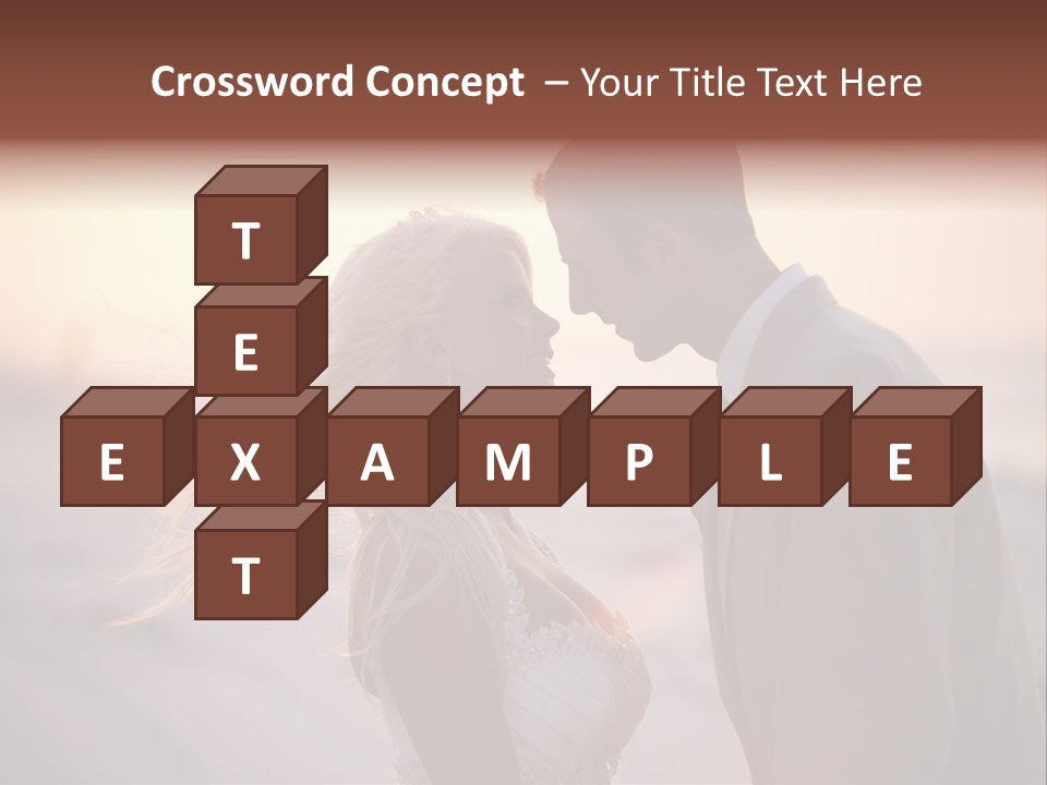 Man Attractive Female PowerPoint Template