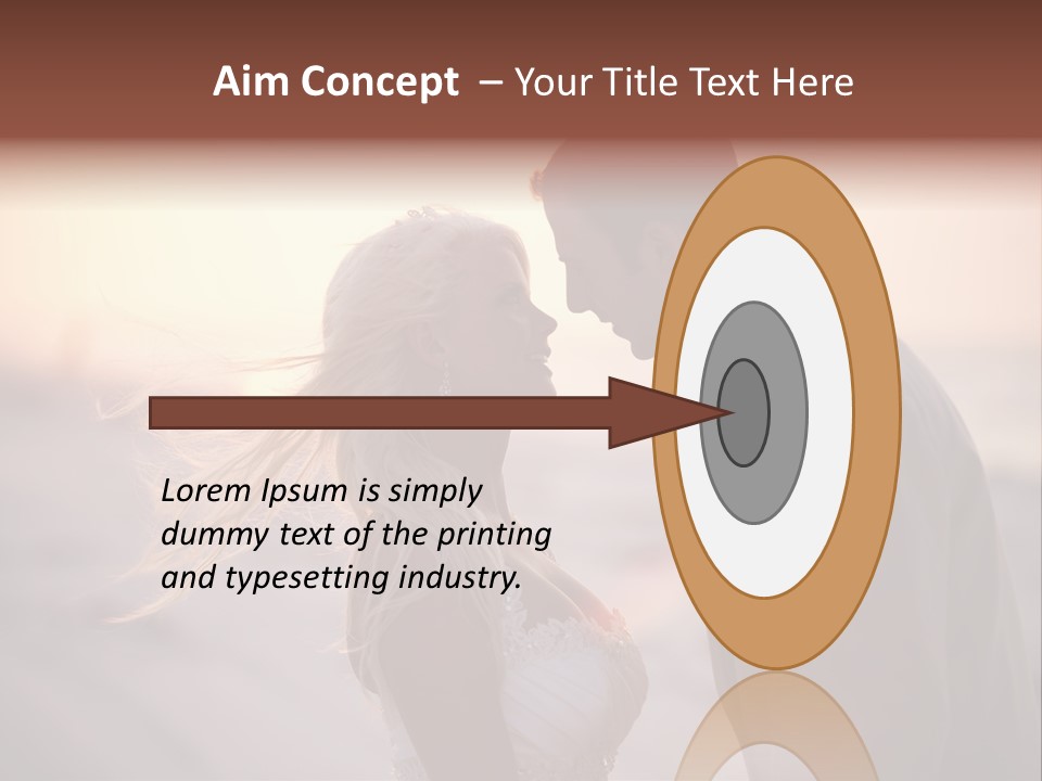 Man Attractive Female PowerPoint Template