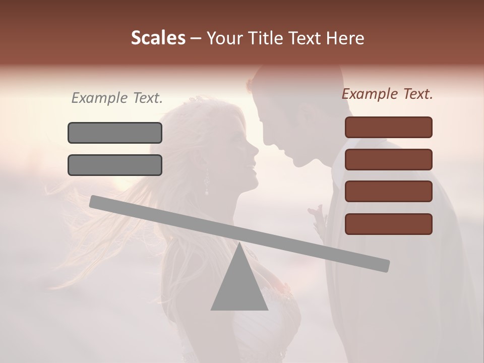 Man Attractive Female PowerPoint Template