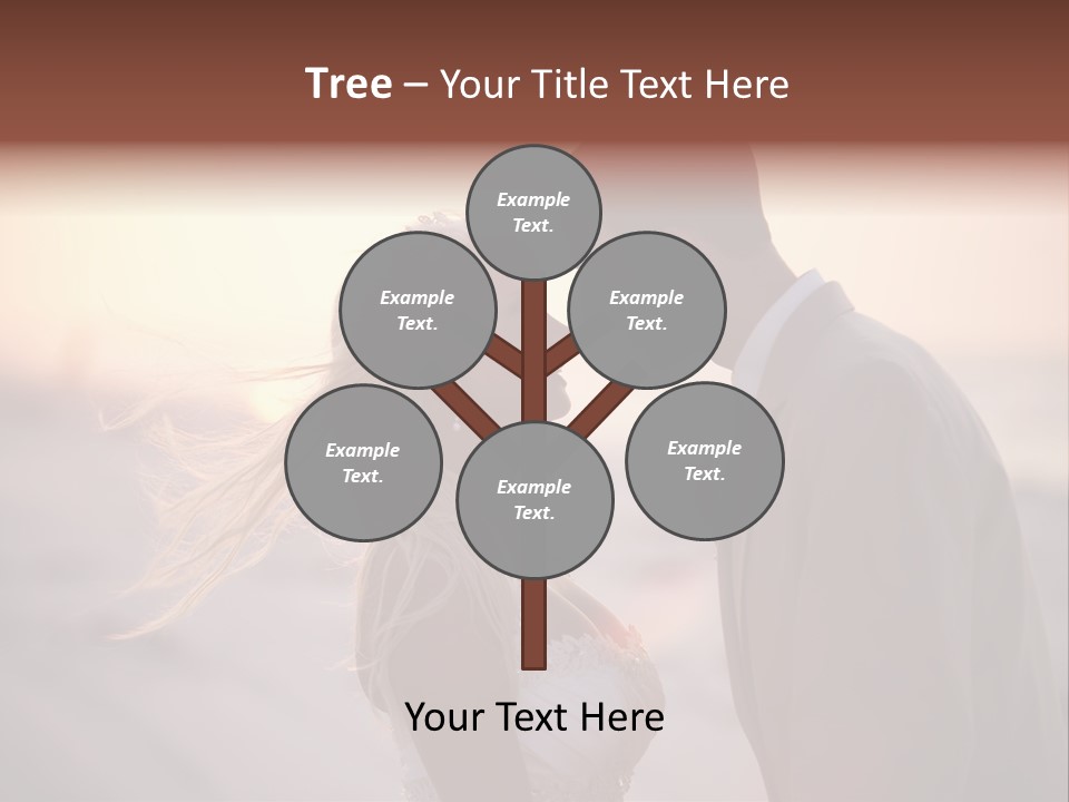 Man Attractive Female PowerPoint Template