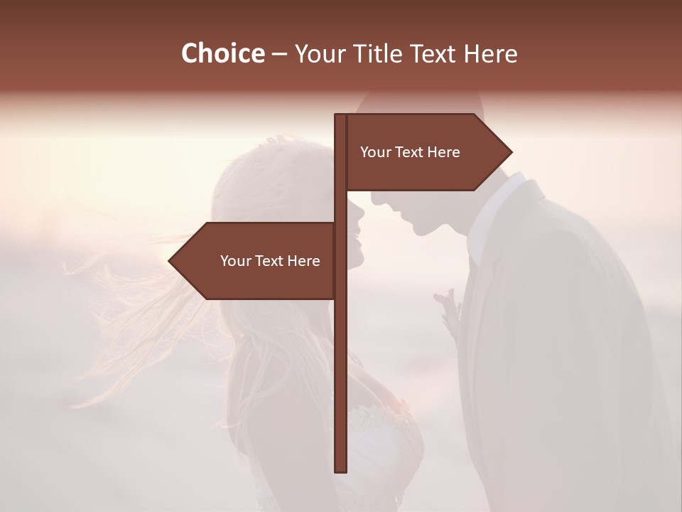 Man Attractive Female PowerPoint Template