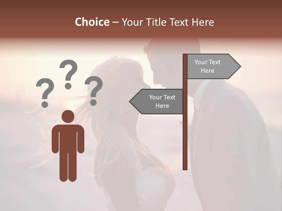 Man Attractive Female PowerPoint Template