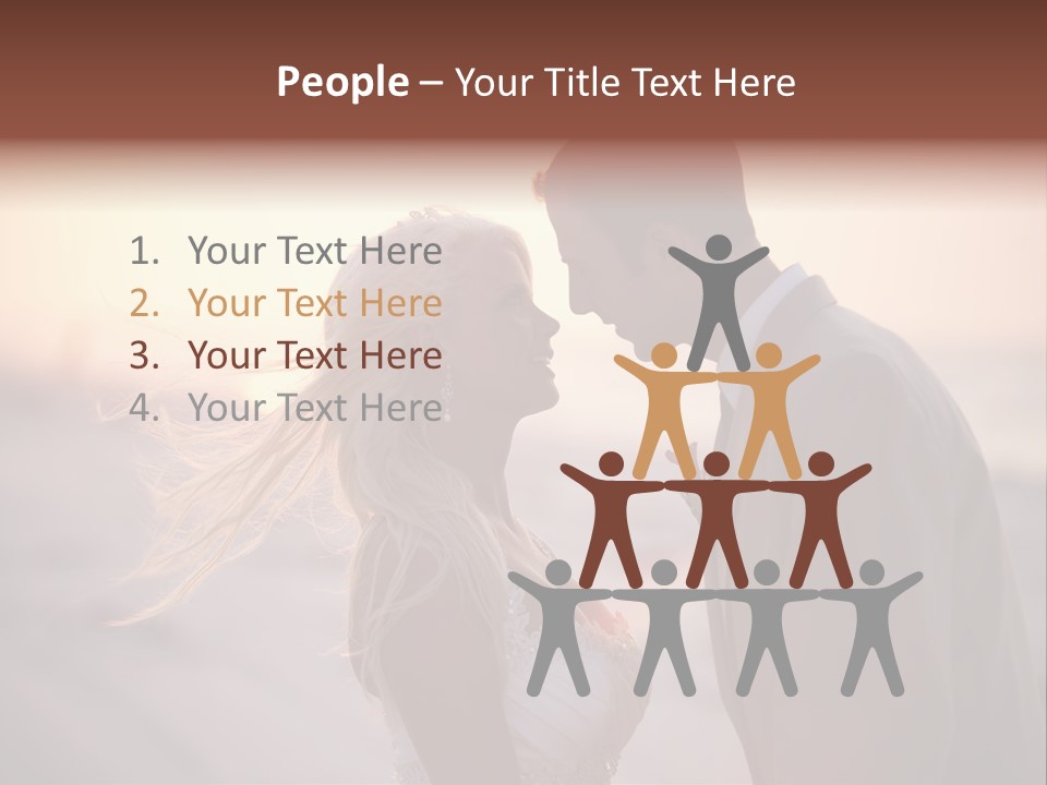 Man Attractive Female PowerPoint Template