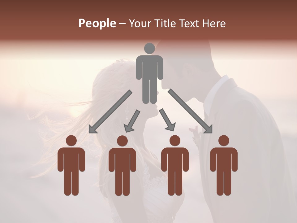 Man Attractive Female PowerPoint Template