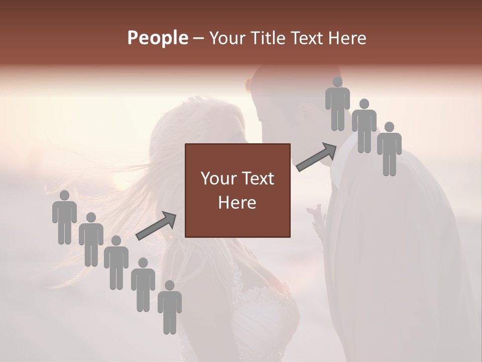 Man Attractive Female PowerPoint Template