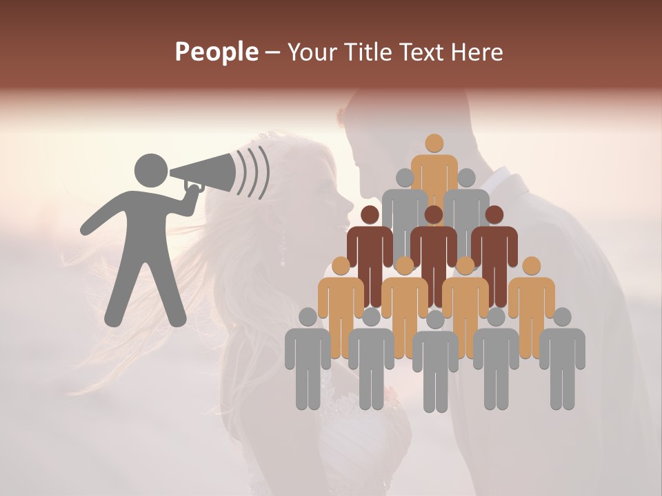 Man Attractive Female PowerPoint Template