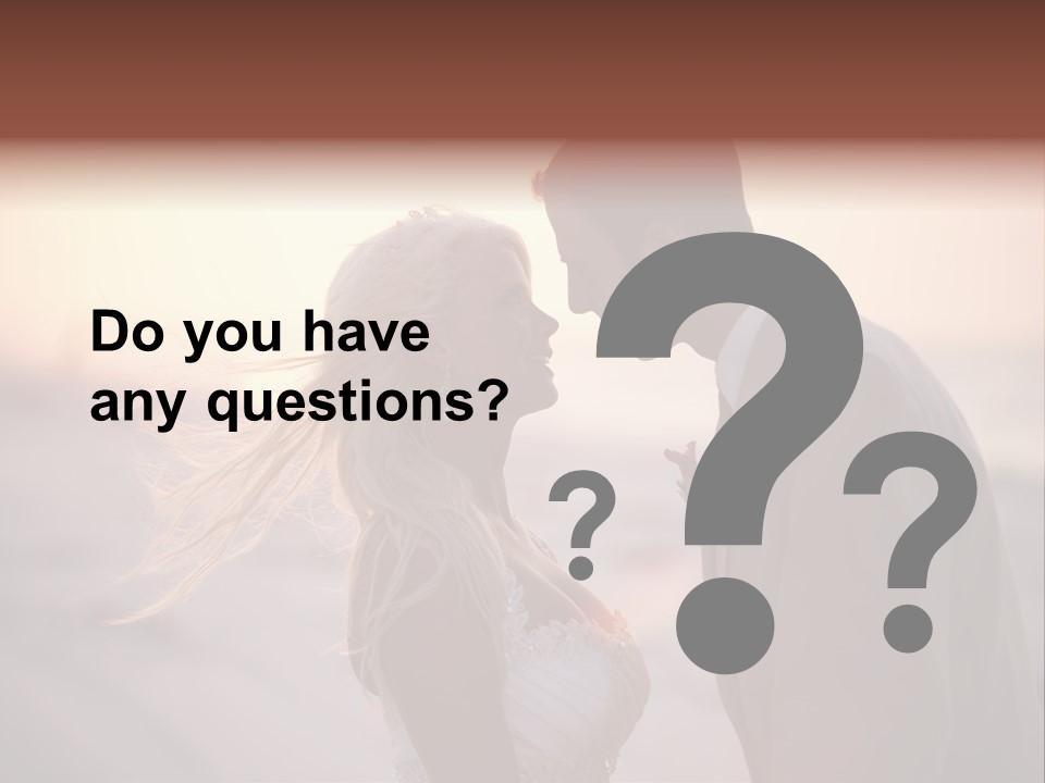 Man Attractive Female PowerPoint Template