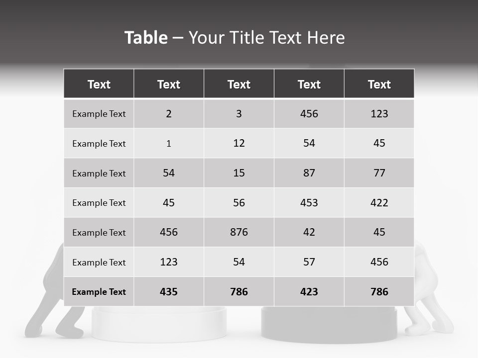 A Black And White Chess Piece Next To A Black And White Chess Piece PowerPoint Template