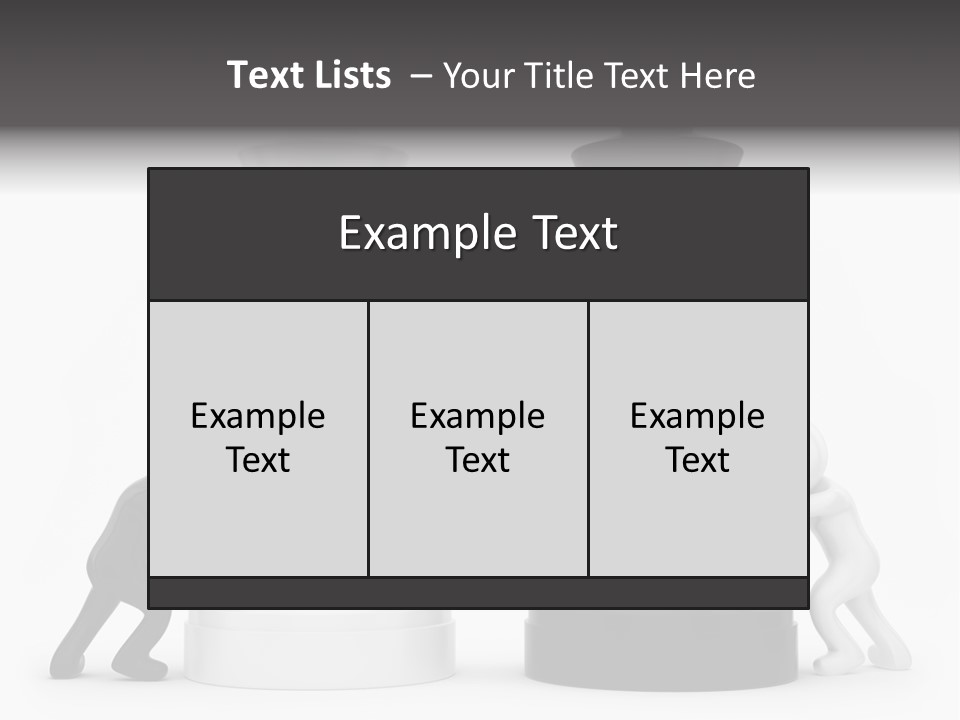A Black And White Chess Piece Next To A Black And White Chess Piece PowerPoint Template