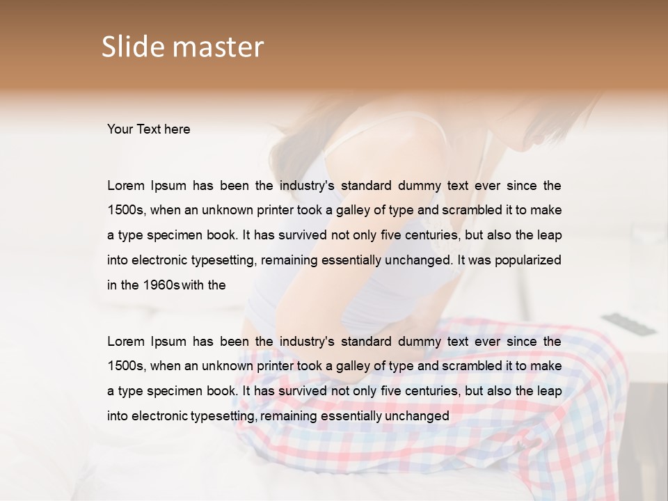 Illness Diet House PowerPoint Template