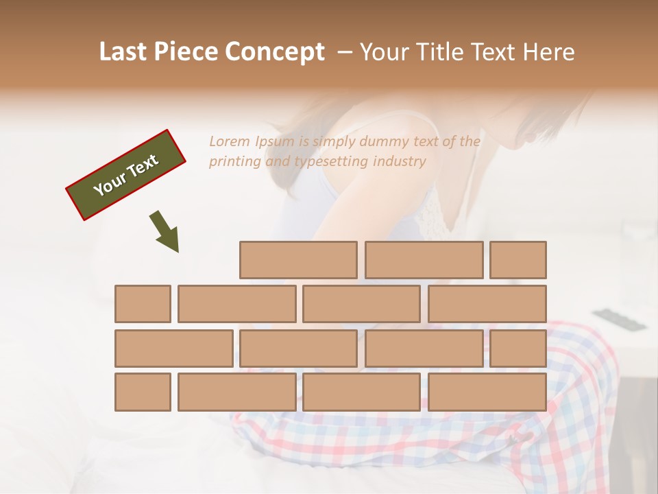 Illness Diet House PowerPoint Template