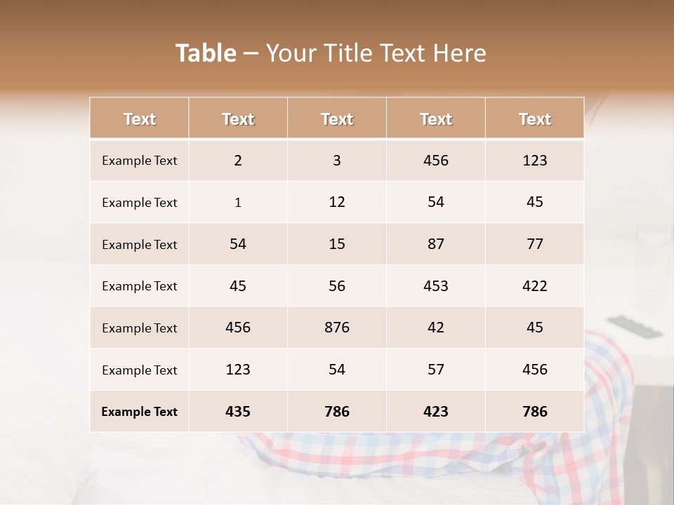 Illness Diet House PowerPoint Template