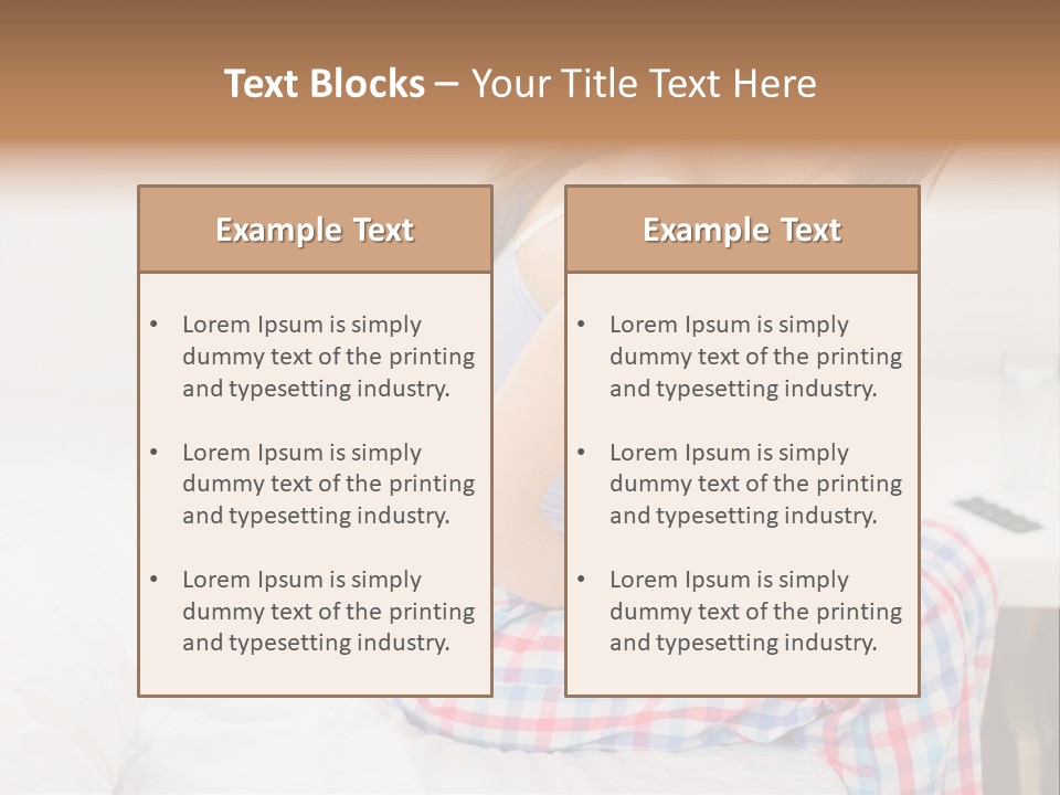 Illness Diet House PowerPoint Template
