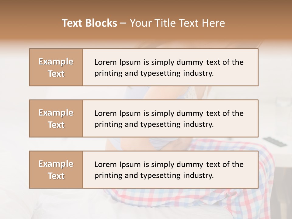Illness Diet House PowerPoint Template