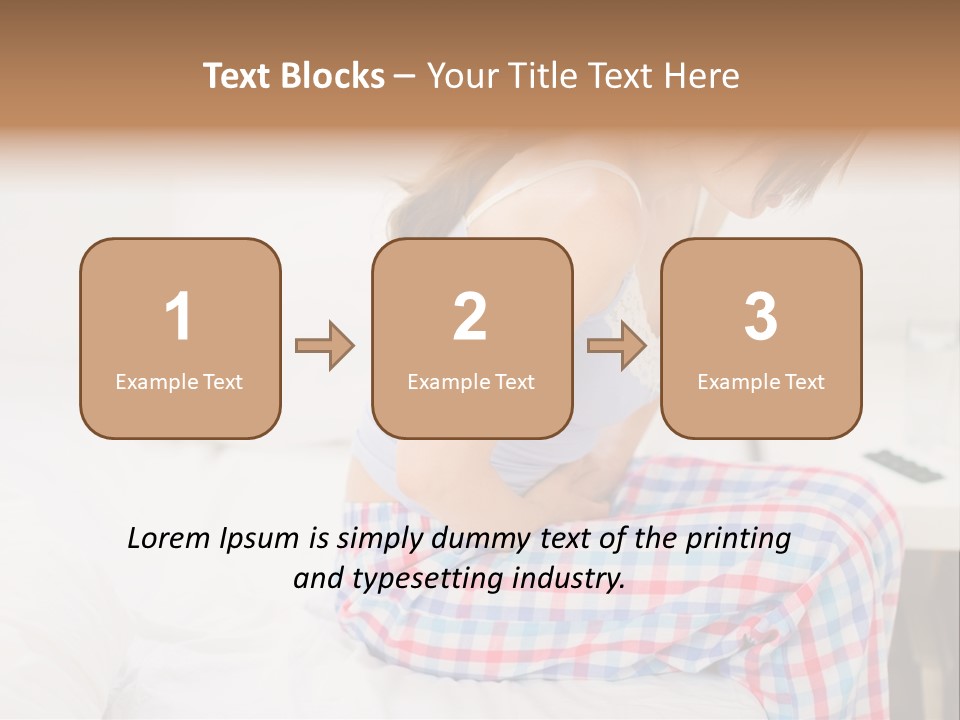 Illness Diet House PowerPoint Template