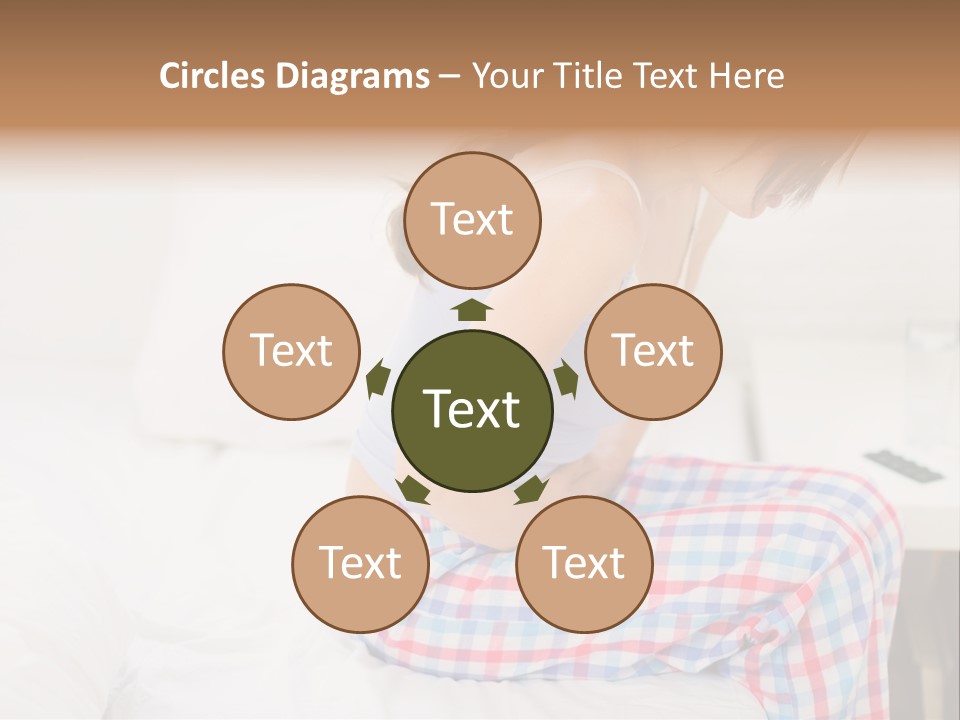 Illness Diet House PowerPoint Template