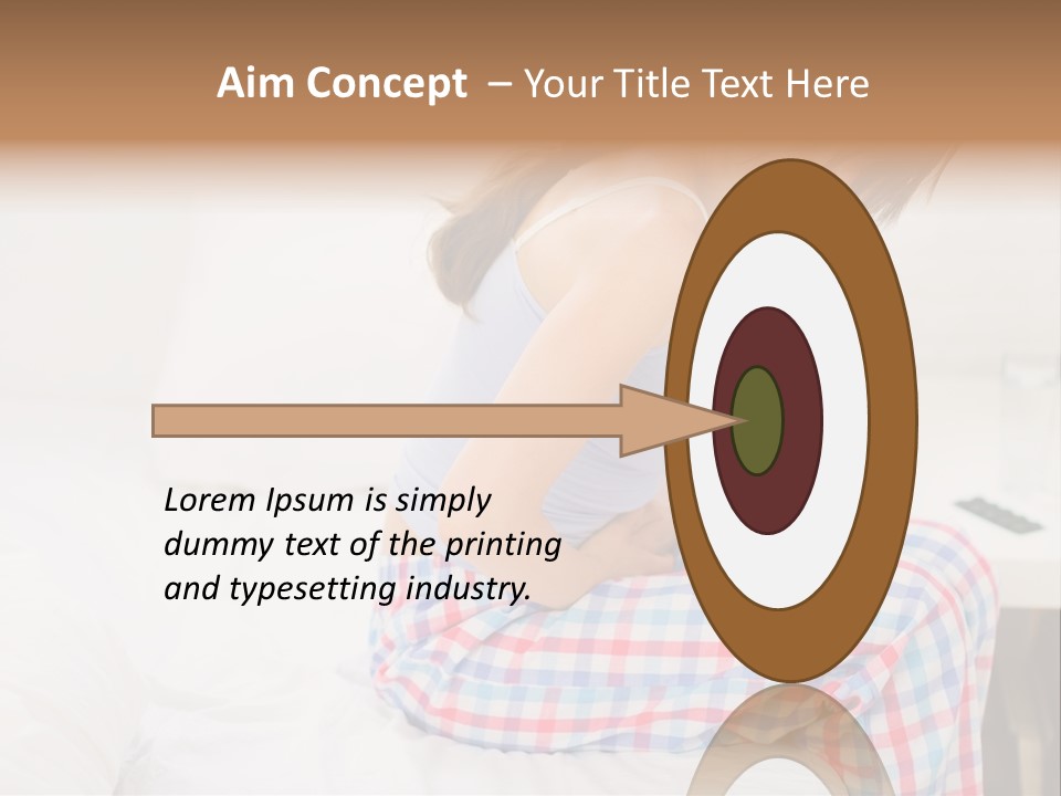 Illness Diet House PowerPoint Template