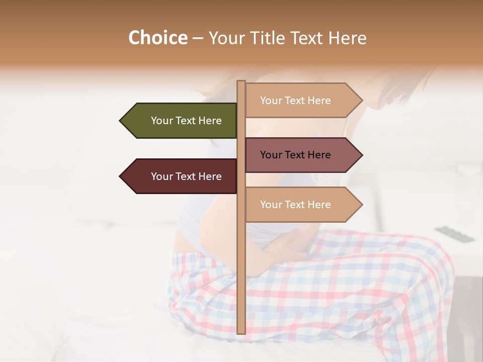 Illness Diet House PowerPoint Template