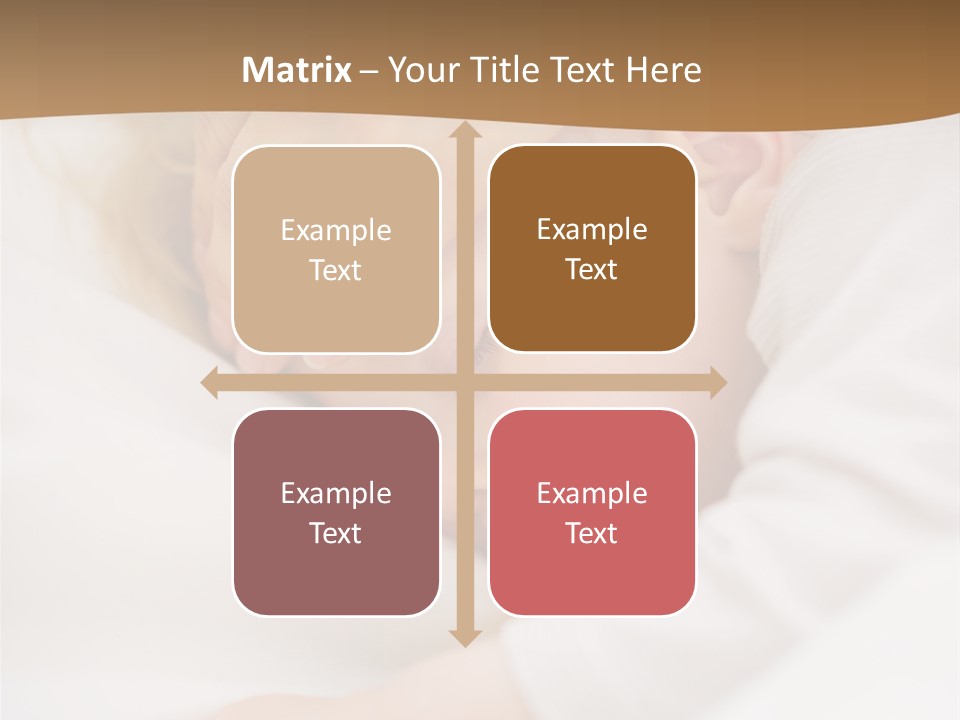 Caucasian Kid Infant PowerPoint Template