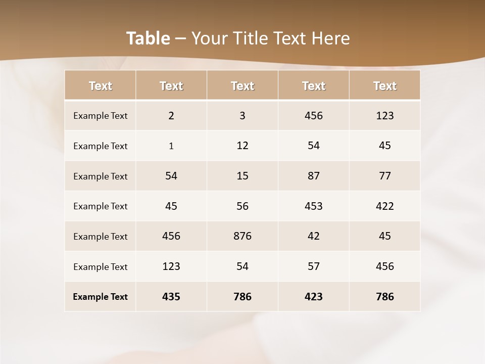 Caucasian Kid Infant PowerPoint Template