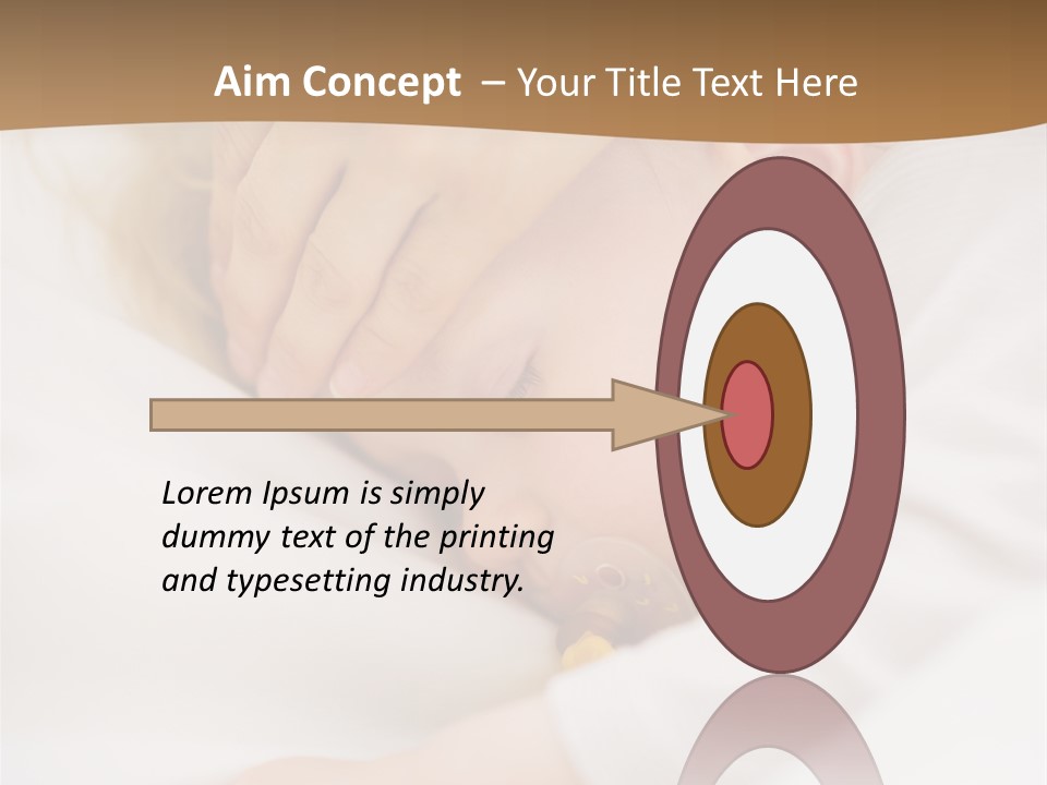 Caucasian Kid Infant PowerPoint Template