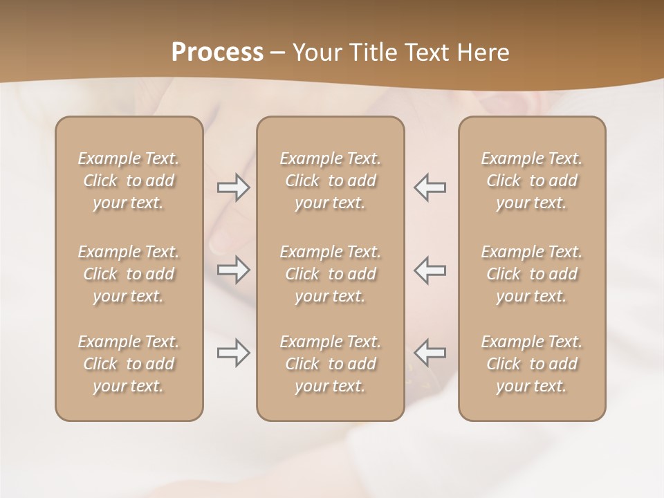 Caucasian Kid Infant PowerPoint Template