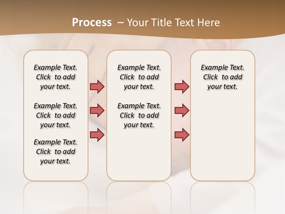 Caucasian Kid Infant PowerPoint Template