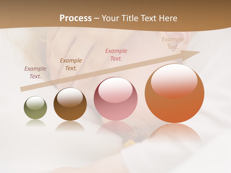 Caucasian Kid Infant PowerPoint Template