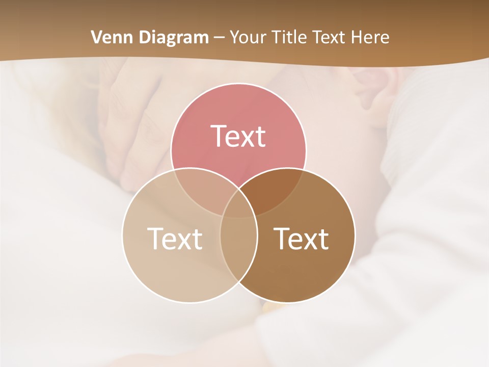 Caucasian Kid Infant PowerPoint Template