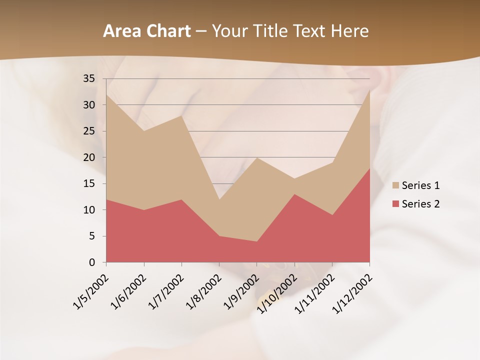 Caucasian Kid Infant PowerPoint Template