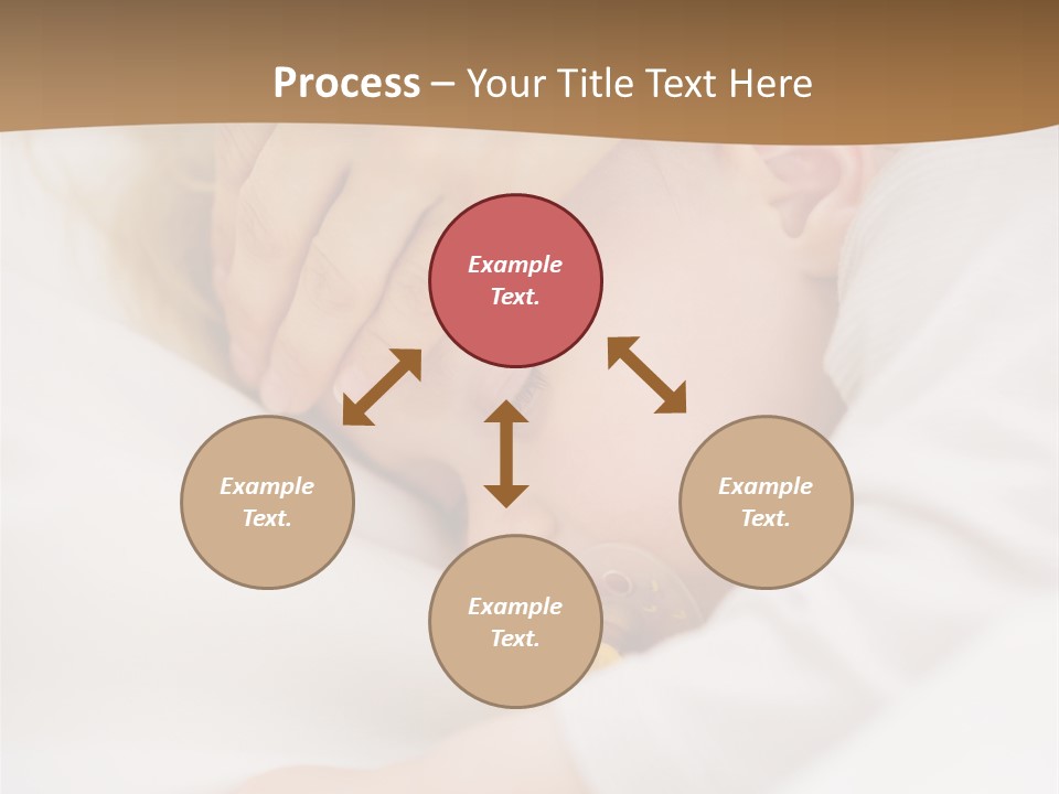 Caucasian Kid Infant PowerPoint Template
