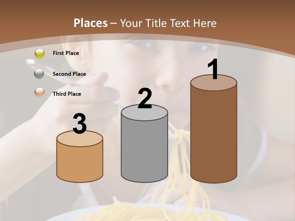 Chew Young Girl PowerPoint Template